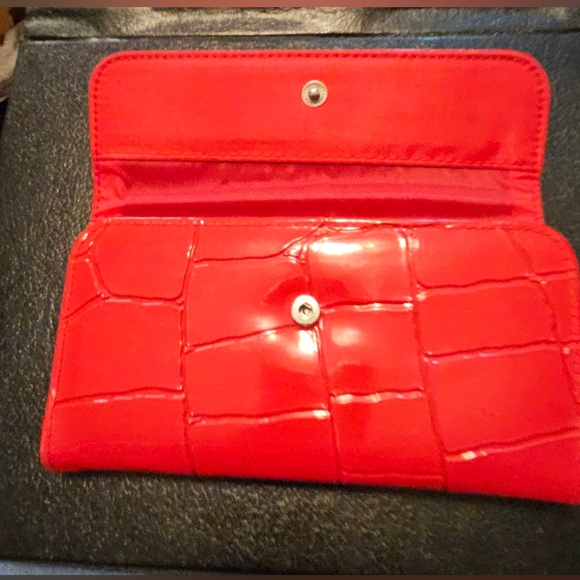 VTG NOS late 1970s/80sMundi's New Vision Red Pleather Wallet - Picture 8 of 16